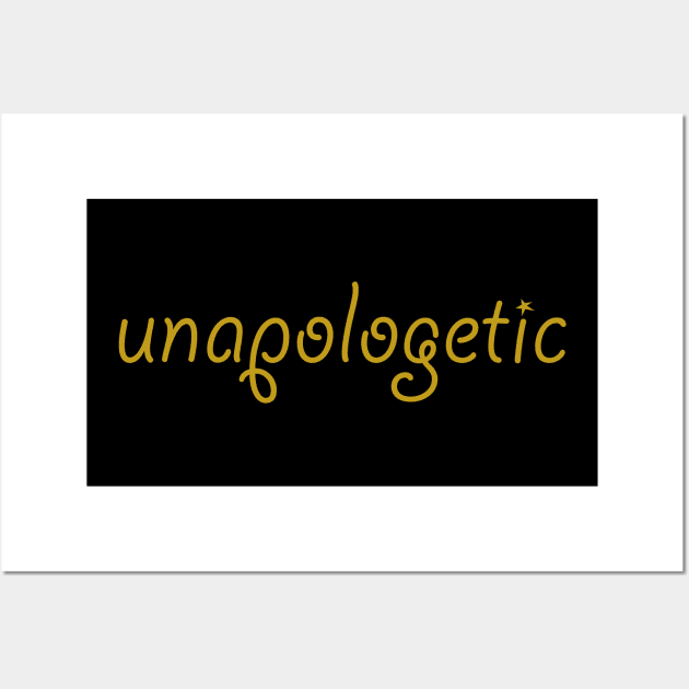 unapologetic Wall Art by cdclocks